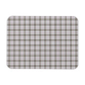 Grijze mode tartan magneet (Horizontaal)