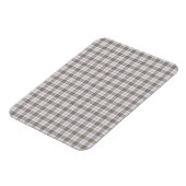Grijze mode tartan magneet (Linkerzijde)