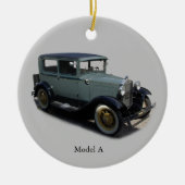 Grijze model A-versiering Keramisch Ornament (Voorkant)