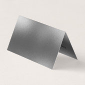 Grijze moderne achtergrond visitekaartje (Achterkant)