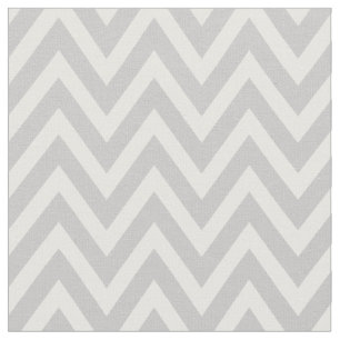 Grijze moderne Chevron strepen Stof