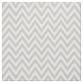 Grijze moderne Chevron strepen Stof (Swatch)