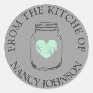 Grijze moeraspot Uit de keuken van de sticker