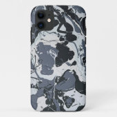 Grijze monochrome abstracte schaduwen Case-Mate iPhone case (Achterkant)