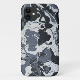 Grijze monochrome abstracte schaduwen Case-Mate iPhone case