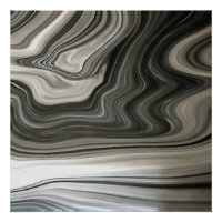 Grijze monotone Artistieke Acrylkleurstof Abstract