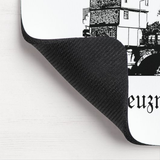 Grijze muizenblok muismat (Hoek)