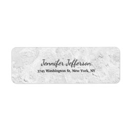 Grijze muur Handschrift Script Creative Plain Etiket