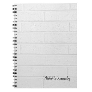 Grijze Muur Minimalistisch Professioneel Modern Notitieboek