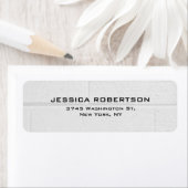 Grijze muur Plain Elegant Modern Trendy Etiket (Insitu)