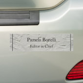Grijze Muur Professionele Unieke Klassieke Eenvoud Bumpersticker (Op auto)
