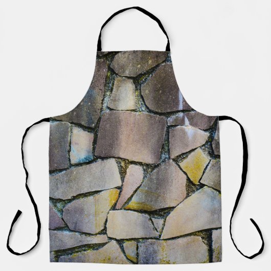 Grijze muur schort (Voorkant)