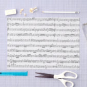 Grijze muziekscore papier (Craft)