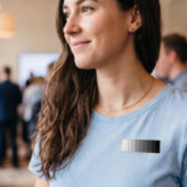 Grijze naamplaatjes naambadge