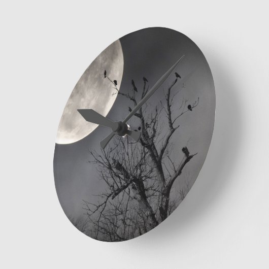 Grijze nacht en koeien ronde klok (Hoek)