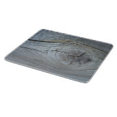 Grijze natuurlijke driftwood houtextuur snijplank (Hoek)
