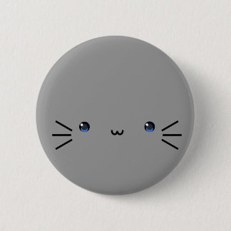 grijze neko-knop ronde button 5,7 cm
