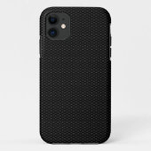 Grijze netten op zwart Case-Mate iPhone case (Achterkant)