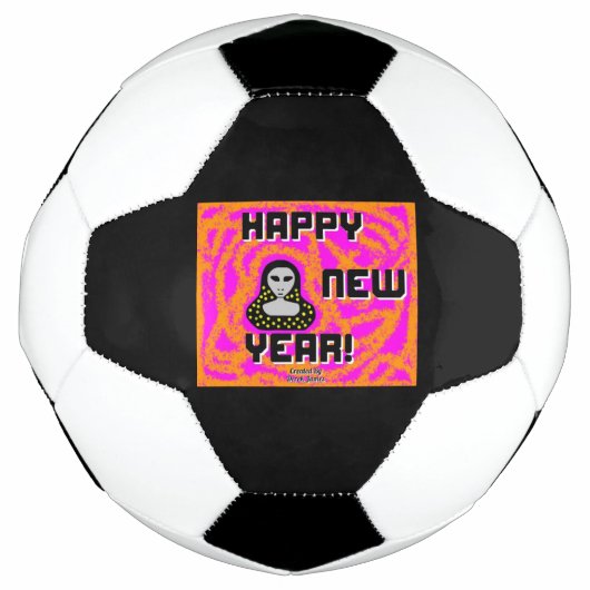 Grijze nieuwjaarsuitbreidingen Voetbal (Voorkant)