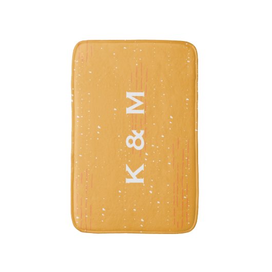 Grijze of grijze weg op maat badmat (Voorkant Verticaal)