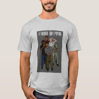 grijze OHH BOYS in kleur T-shirt