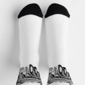 Grijze olie geverfde brandblusmotor, Sokken voor d (Top)