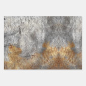  Grijze olievlek Inpakpapier Vel (Voorkant 3)