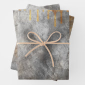  Grijze olievlek Inpakpapier Vel (In situ)