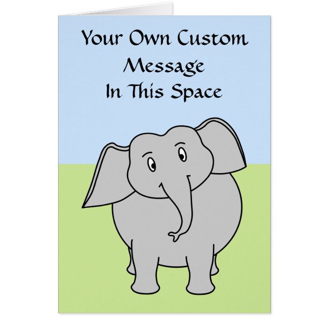 Grijze olifant (Voorkant)