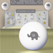 Grijze Olifant Baby shower Luier Pong Ball