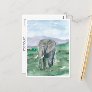 Grijze Olifant in de Jungle Briefkaart