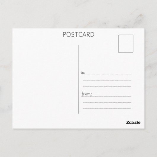 Grijze olifant in het Oerwoud Briefkaart (Achterkant)