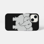 Grijze Olifant. iPhone Hoesje (Achterkant horizontaal)
