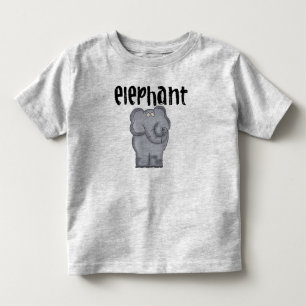 Grijze olifant kinder shirts
