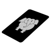 Grijze olifant. magneet (Linkerzijde)