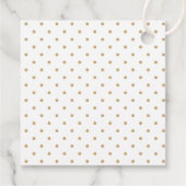 Grijze olifant met watersprinken bedankt bedankjes labels (Achterkant)