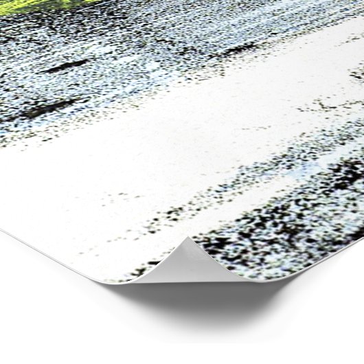 Grijze olifant poster (Hoek)