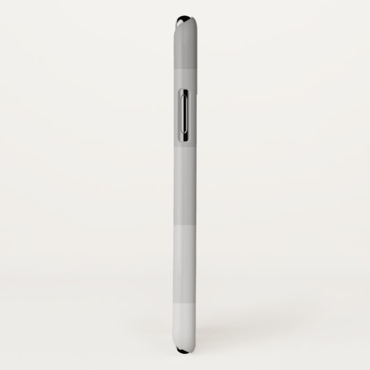 Grijze Ombre Stripe Persoonlijke benaming Case-Mate iPhone Case (Achterkant / rechts)