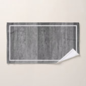 Grijze Ombre Striped Bad Handdoek (Handdoek)