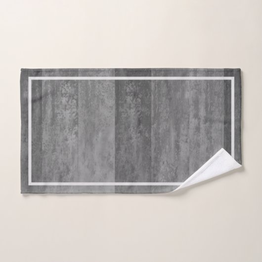 Grijze Ombre Striped Bad Handdoek (Handdoek)