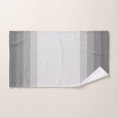Grijze Ombre Striped Bad Handdoek (Handdoek)