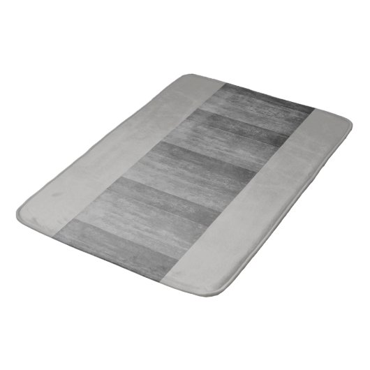 Grijze Ombre Striped Badmat (Gekanteld)