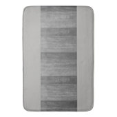 Grijze Ombre Striped Badmat (Voorkant Verticaal)