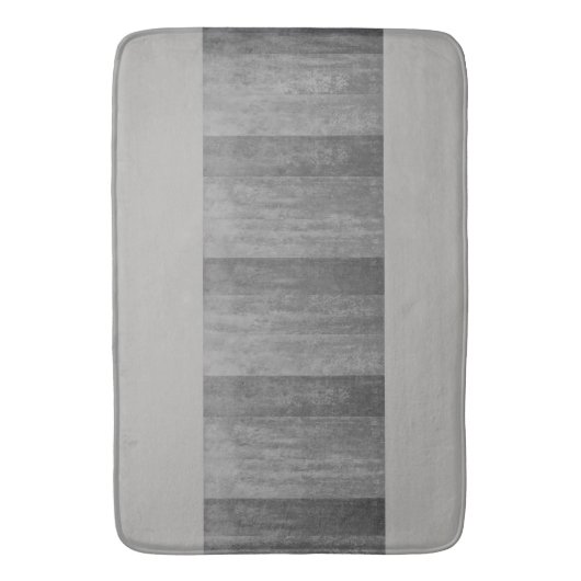 Grijze Ombre Striped Badmat (Voorkant Verticaal)