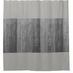 Grijze Ombre Striped Douchegordijn