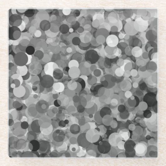 Grijze Onderzetter Glazen Onderzetter (Voorkant)