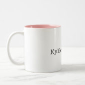 Grijze Oranje vos Tweekleurige Koffiemok (Links)