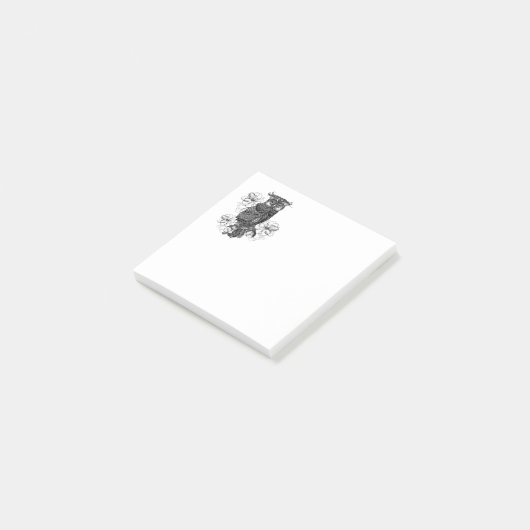 Grijze orchideeën post-it® notes (Schuin)