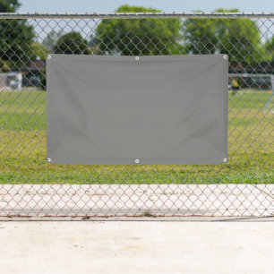 Grijze outdoor banner