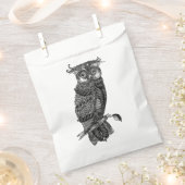 Grijze Owl Bedankzakje (Geknipt)